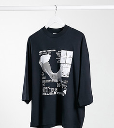 Oversize-футболка с принтом COLLUSION Unisex-Мульти
