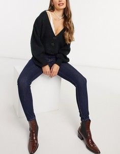 Зауженные джинсы с классической талией Lee Scarlett-Синий