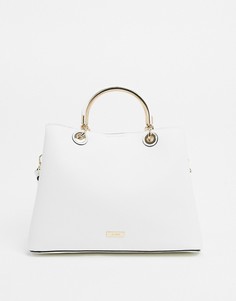 Белая сумка-тоут с металлическими ручками Aldo-Белый