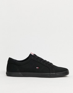 Черные кроссовки с логотипом Tommy Hilfiger-Черный