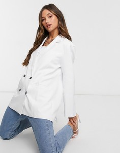 Белый пиджак свободного кроя в винтажном стиле Lioness