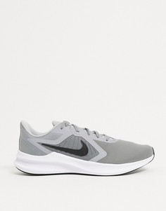 Серые кроссовки Nike Running Downshifter-Серый
