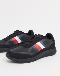 Черные кроссовки для бега Tommy Hilfiger-Черный