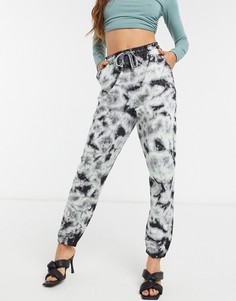 Oversized-джоггеры от комплекта с принтом тай-дай Missguided-Мульти
