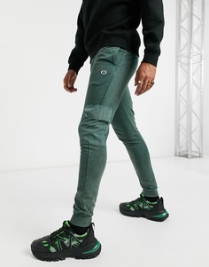 Criminal Damange essential utility jogger in washed teal-Зеленый