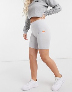 Светло-серые шорты-леггинсы ellesse-Серый