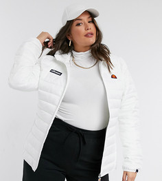 Белая стеганая куртка ellesse plus-Белый