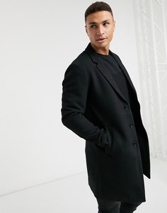 Черное пальто Jack & Jones Premium-Черный