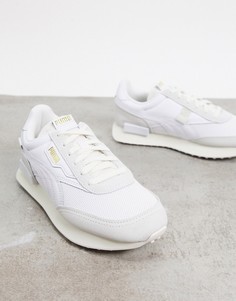 Кремовые кроссовки Puma Future Rider-Кремовый