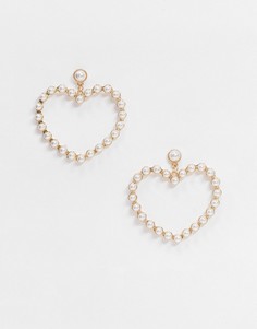 Серебристые серьги-подвески ALDO-Серебряный
