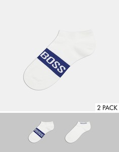 Комплект из 2 пар носков с логотипом BOSS-Белый