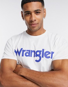 Белая футболка с логотипом Wrangler-Белый