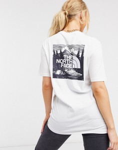 Белая футболка The North Face-Белый