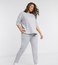 Серые меланжевые джоггеры Simply Be-Серый