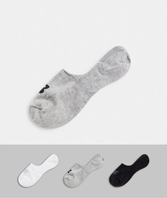 Набор из 3 пар невидимых носков (черные/белые/серые) New Balance-Черный