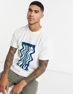 Белая футболка Topman с принтом NYC-Белый