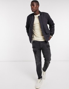 Черная куртка на подкладке из искусственного меха Levis-Черный Levis Skateboarding