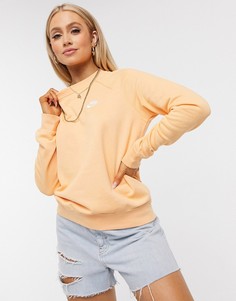 Оранжевый свитшот с круглым вырезом Nike Essentials