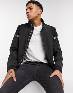 Водоотталкивающая куртка BOSS Athleisure-Черный