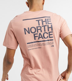 Розовая футболка The North Face Message эксклюзивно для ASOS-Розовый