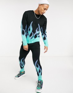 Трикотажные джоггеры от комплекта ASOS DESIGN-Черный