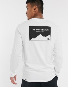 Белый лонгслив The North Face Horizon Box-Черный