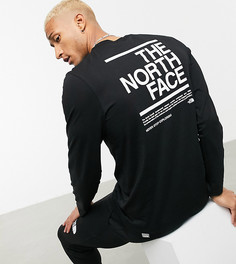 Черный лонгслив The North Face Message эксклюзивно для ASOS