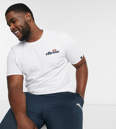 Белая футболка с небольшим логотипом ellesse PLUS Voodoo-Белый