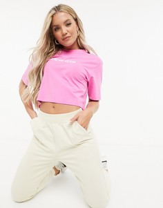 Розовая футболка с логотипом Calvin Klein Performance-Розовый