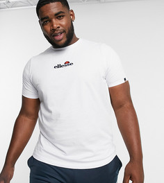 Серая футболка ellesse PLUS с логотипом по центру-Серый