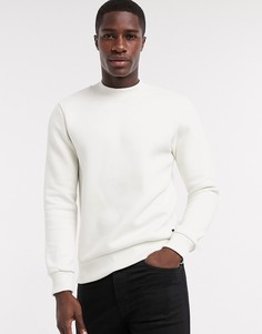 Светлый свитшот с высоким воротником Jack & Jones Premium-Белый