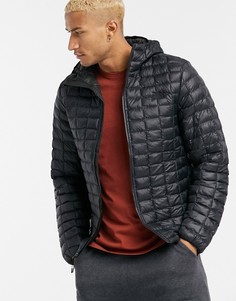Черная куртка с капюшоном The North Face Thermoball eco-Черный