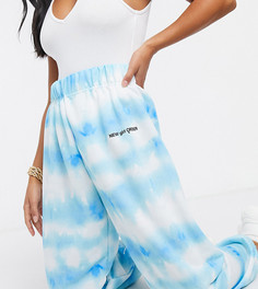 Джоггеры с принтом тай-дай New Girl Order Petite-Синий