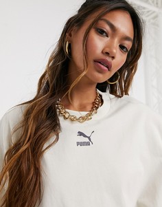 Светлое платье-футболка Puma-Коричневый