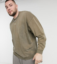 Джоггеры в стиле oversized коричневого цвета Puma Plus эксклюзивно для ASOS-Коричневый