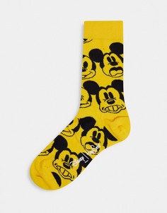 Носки с принтом Happy Socks x Disney-Желтый