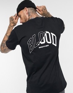 Черная футболка Blood Brother Liverpool-Черный