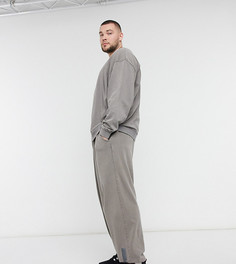 Джоггеры в стиле oversized темно-серого цвета Puma Plus эксклюзивно для ASOS-Серый