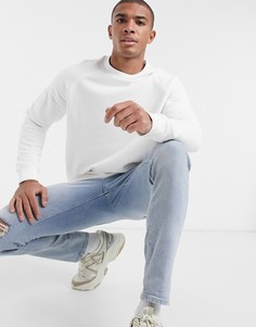 Белый свитшот Bershka