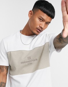 Белая футболка River Island-Белый