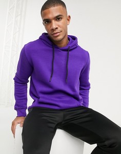 Худи фиолетового цвета Bershka-Фиолетовый
