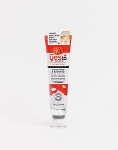 Увлажняющая детокс-маска для лица с белым углем Yes to Tomatoes-Бесцветный