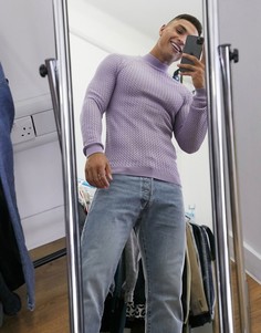 Лавандовая водолазка ASOS DESIGN-Фиолетовый