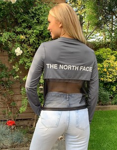 Серый лонгслив The North Face