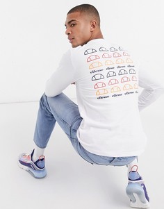 Белая футболка с логотипом ellesse-Белый
