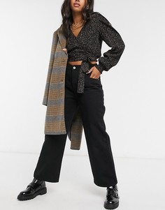 Черные широкие джинсы Cotton:On-Черный