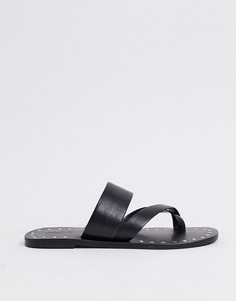 Черные сандалии с петлей для большого пальца Aldo-Черный