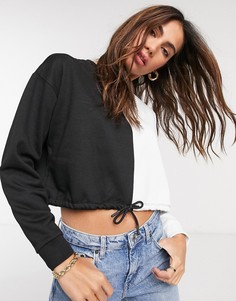 Свитшот колор блок Topshop-Мульти