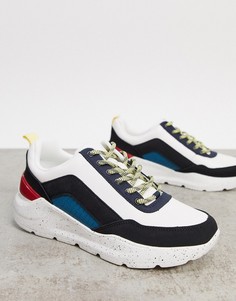 Белые кроссовки на массивной подошве Aldo-Белый