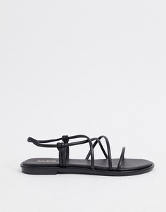 Черные сандалии с ремешками Aldo-Черный